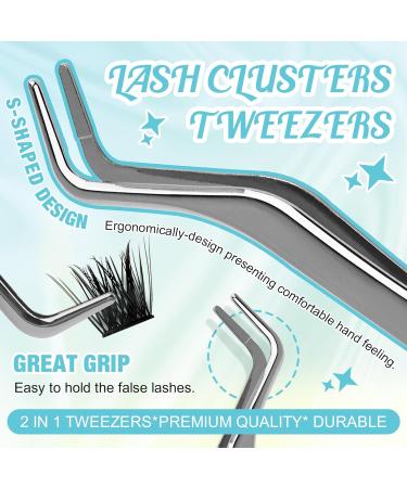 Self Adhesive Eyelashes Reusable 72PCS Cluster Lashes DIY Lash Extension Kit Individual Lashes Kit 10-16mm D Curl Eyelashes with Glue Adhesive No Glue Needed Eyelash Clusters Kit by GEMERRY(A03-Kit) Z-KIT A03 - Buy Online on GoSupps.com