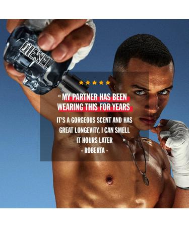 Diesel Only The Brave Eau de Toilette for Men Fougere Scent With Notes of Lemon Rosemary & Ambery Wood EDT 1.18 Fl Oz - Buy Online on GoSupps.com
