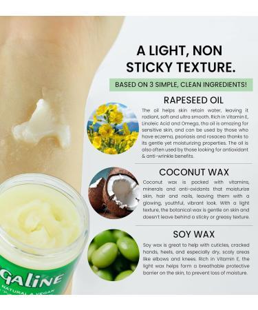 Beesaluxe Veggielene - 100% Natural Vegan & Hypoallergenic Alternative to Petroleum Jelly - Unpetroleum - Lips Hands Baby Makeup Remover and More (2 Ounce) 2 Ounce (Pack of 1) - Buy Online on GoSupps.com