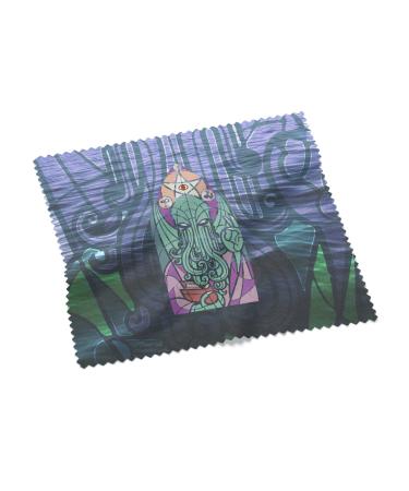 Urban Backwoods Church Of Cthulhu Microfiber Cloth Glasses Cleaning Cloth