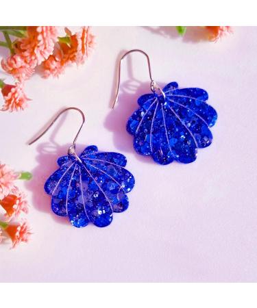 Hemoer Holographic Chunky Glitter - 100g Blue Craft Sequins for Resin Face Nails Body Slime & Festivals - Buy Online on GoSupps.com