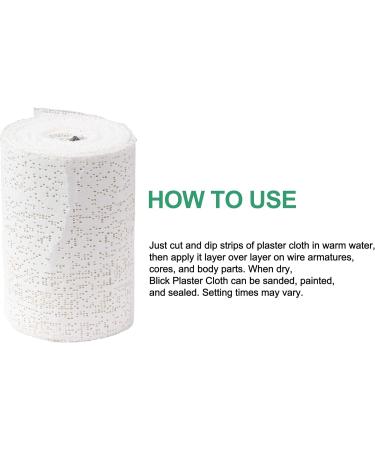 Plaster Gauze Bandage 4 x 180 (5yd) for Craft Masks, Scenery, Belly Cast - 12 Pack Gauze Bandage Roll - Buy Online on GoSupps.com