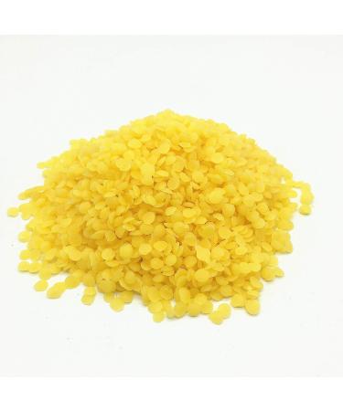 Beesworks Yellow Beeswax Pellets 1lb - Cosmetic Grade, Triple Filtered Beeswax - 1 Pound Pack - Buy Online on GoSupps.com