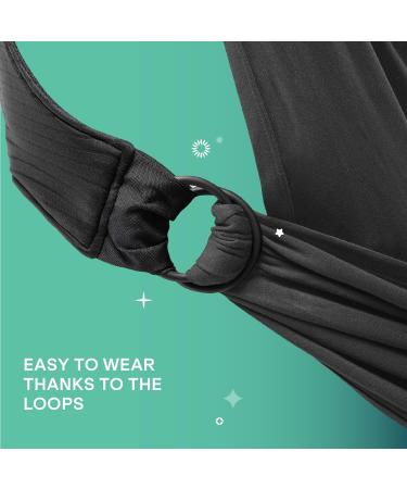 KOALA BABYCARE Baby Sling Carrier Stretchy Baby Wrap Carrier - Grey - Buy Online on GoSupps.com
