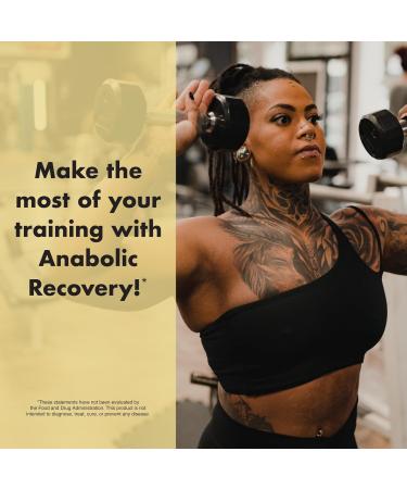 Anabolic Recovery Essential Amino Acids Post Workout Recovery Premium Hydration Build Muscle* (Peach Rings 30 Servings) - Buy Online on GoSupps.com