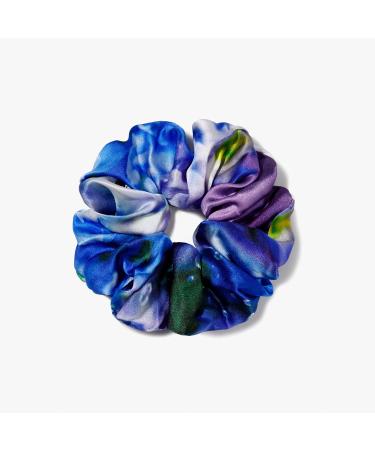 LILYSILK X Mika Ninagawa 4 Pack Silk Hair Scrunchies Set - Floral Ponytail Holders for Women | Prevent Frizz & Breakage | Elastic Hair Ties Lisianthus Hydrangea - Buy Online on GoSupps.com