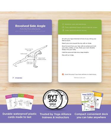 Yoga Cards II: Intermediate & Professional Visual Study Guide - Yoga Flash Cards with Sanskrit - Sequencing & Practice - Vol.2 - Buy Online on GoSupps.com