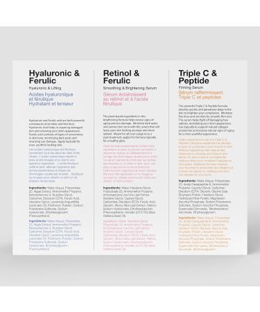 Buy MD Selections Retinol Hyaluronic Ferulic Triple C Peptide Serum Bundle 3 Pack for Skin Firming & Collagen Boost | International Shipping Available - Buy Online on GoSupps.com