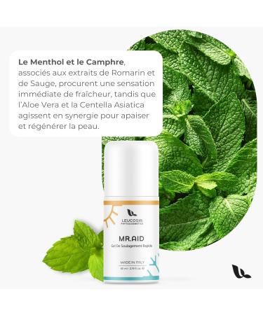 Mr.Aid - Produit naturel pour les petites urgences : maux de t te naus es chin ose douleurs cervicales et musculaires jambes lourdes excellent apaisant. - Buy Online on GoSupps.com