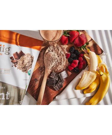 Buy swiig Organic Ancient Grains Plant Protein (2.7 lb Chocolate) Natural Superfood for Health and Fitness | International Shipping Available - Buy Online on GoSupps.com