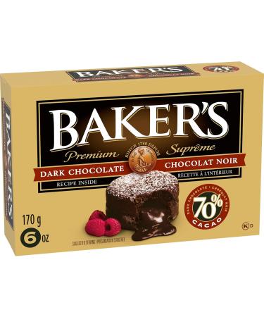 Baker's Premium 70% Dark Chocolate Baking Bar - Buy Online on GoSupps.com