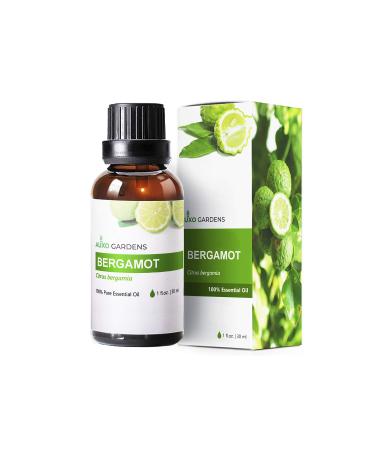 Bergamot Essential Oil 1 oz (30ml) -100% Natural and Pure Therapeutic Grade-Premium Quality Sourced from Italy-Natural Stress Reliever and Mood Lifter