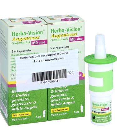 Herba-Vision Eyebright MD Eye Drops - 10ml | Soothing Eye Relief for All | International Shipping - Buy Online on GoSupps.com