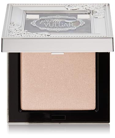 Pretty Vulgar Shimmering Swan Powder Highlighter  Shimmer Highlighting Powder for Face and Body  Gluten-Free and Cruelty-Free  Glimmers Of BS  6g / 0.2 Oz Glimmers of BS (Pink Champagne)
