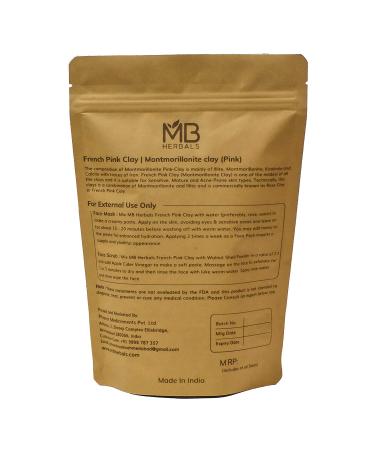 MB Herbals French Pink Clay 227g - Hydrating Clay for Sensitive, Matured & Acne-Prone Skin - Buy Online on GoSupps.com