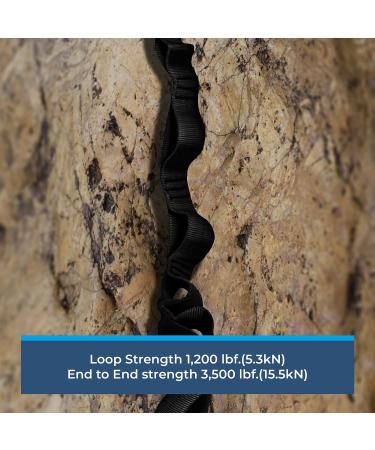 Rock-N-Rescue Daisy Chain - 15.5 kN Nylon Multi-Loop Sling | Made in USA | Rock Climbing & Firefighter Gear - Buy Online on GoSupps.com