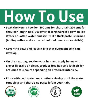 USDA Certified Organic Henna Powder for Hair Dye - 8oz | Natural Lawsonia Inermis Mehndi Powder by Proud Planet - Buy Online on GoSupps.com