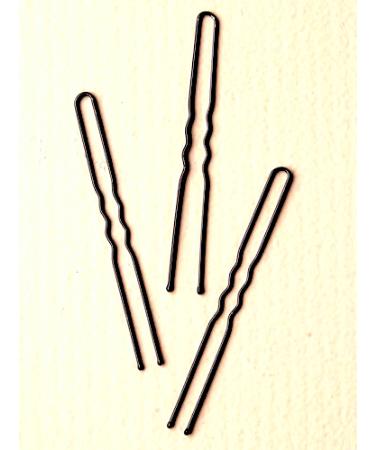 Box of 36 long hair pins bun pins hair slides grips (Black) by Shropshire Suppleis