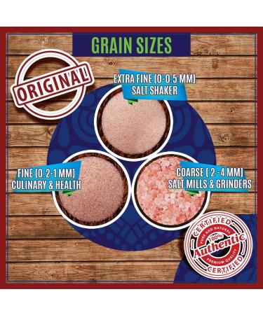 Himalayan Pink Salt 5 lbs - Coarse Grain for Grinders & Mills | Bath Salt | Sea Salt | Kosher Certified - Essential Minerals Dense - Resealable Bag - 5.0 Pounds - Buy Online on GoSupps.com