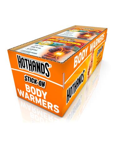 HotHands Body Warmers with Adhesive - Long Lasting Safe Natural Odorless Air Activated Warmers - Up to 12 Hours of Heat - 40 Individual Warmers 40 Count