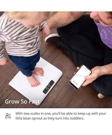 Greater Goods Smart Baby Scale | Accurately Chart Baby's Progress | In-House Algorithm for Wiggly Babies | Infant & Toddler Scale (Bluetooth Connected) - Buy Online on GoSupps.com