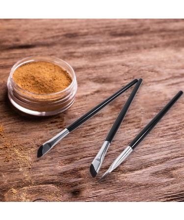 OHPHCALL 3pcs Set Eyebrow Brush Applicator Angled Makeup Brush Eye Brush Precision Concealer Brush Nylon - Buy Online on GoSupps.com