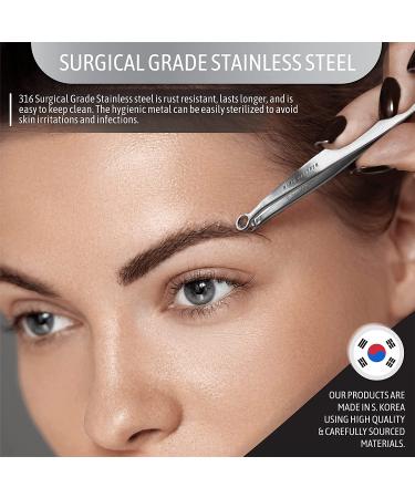 RINOCOS Hand-Made Nose Hair Clippers from Korea - Round-Tipped Trimmer for Painless Grooming | Surgical-Grade Stainless Steel, Rust-Resistant | Aqua Blue - Buy Online on GoSupps.com