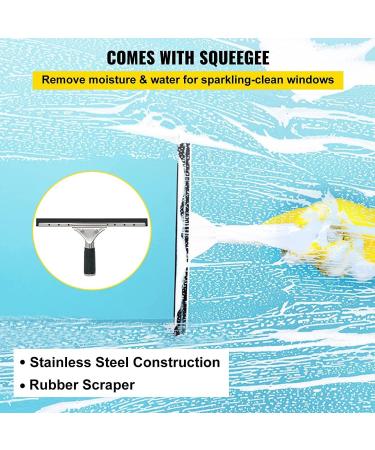 Outdoor Window Cleaning Poles Water Fed Pole Kit Water Fed Brush W/Squeegee Water Fed Cleaning System 3-In-1 Aluminum Outdoor Window/9 M/29.5 Ft/5.4 M/17.7 Ft - Buy Online on GoSupps.com