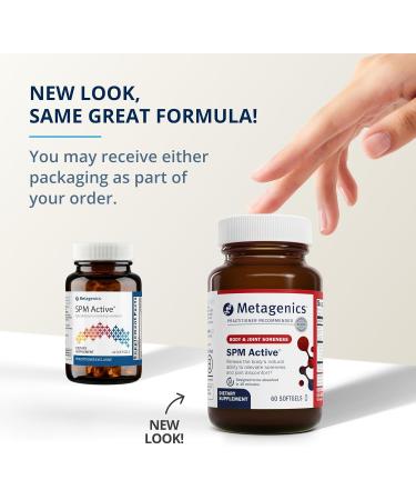 Metagenics Relief Duo - Magnesium Glycinate & SPM Active - 120 Tablets of Magnesium Glycinate for Nervous System Support - 60 Softgels of SPM Active for Joint Comfort & Minor Discomfort Relief - Buy Online on GoSupps.com