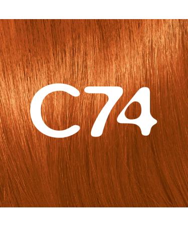 L'Oreal Paris Feria C74 Copper Crave Permanent Hair Color - Intense Copper Dye 1 Pack - Buy Online on GoSupps.com