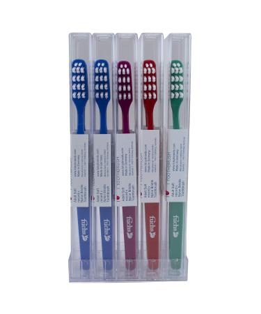 FUCHS Adult Record V Nylon Soft Toothbrush 10 Count S - Pack of 10 - Buy Online on GoSupps.com
