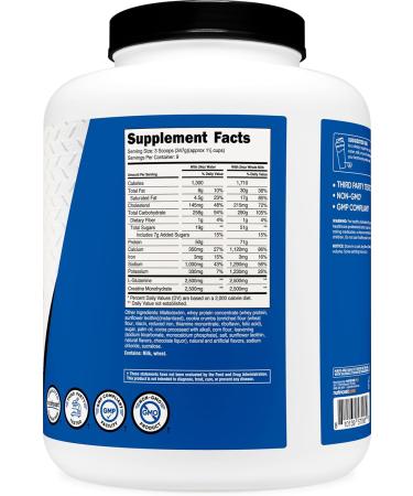 Nutricost Mass Gainer Cookies N Cream - 6.9 LBS 50g Protein/Serving Non-GMO International Shipping Available - Buy Online on GoSupps.com