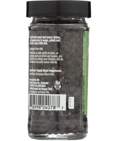 Spicely Organic Black Peppercorns - 1.7 oz Jar | Gluten-Free Spice - Buy Online on GoSupps.com