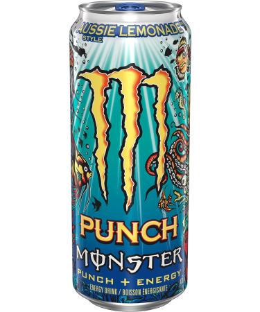 Monster Energy Punch Aussie Style Lemonade 473mL Cans Pack of 12 & Ultra Strawberry Dreams 473mL Cans Pack of 12 - Buy Online on GoSupps.com