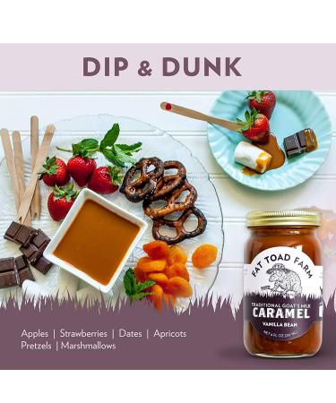 Fat Toad Farm Vanilla Bean Goats Milk Caramel Sauce - 8fl oz Jar (Pack of 1) - Buy Online on GoSupps.com