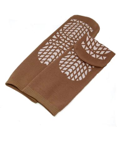 Secure Step Double Sided Comfort Safety Socks - Light Brown - Size L (6 Pairs) - Men s 39-41 / Women s 40-42 - International Shipping Available - Buy Online on GoSupps.com