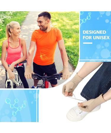 Woanger Seamless Lymphedema Compression Gloves - 20-30 mmHg Fingerless - Medium - 2 Pairs for Optimal Support - Buy Online on GoSupps.com