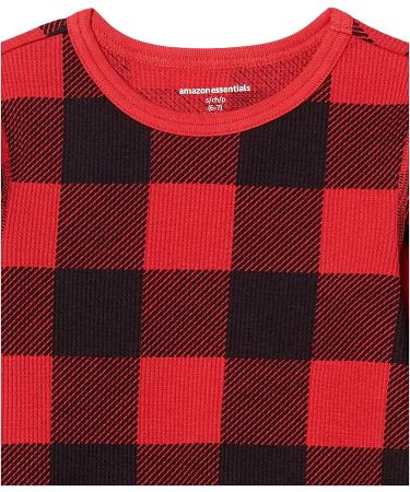 Amazon Essentials Boys' Thermal Long Underwear Set - Red Buffalo Check - Size 2T - Buy Online on GoSupps.com