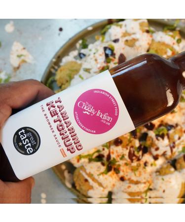 Cheeky Indian Tamarind Ketchup 220g - Organic, Sweet & Tangy Sauce for Marinades, Dips - Dairy & Gluten Free - Buy Online on GoSupps.com