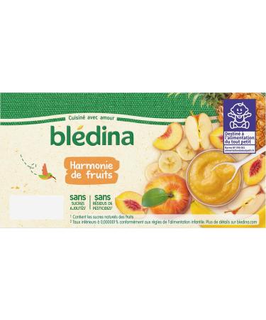  Bl dina Bl dina 4 Fruit Harmony Cups From 6 months 4 x 100g - Buy Online on GoSupps.com