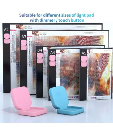 Diamond Painting Light Pad Switch Cover for 5D DIY Art Kits - Pink & Blue - Buy Online on GoSupps.com