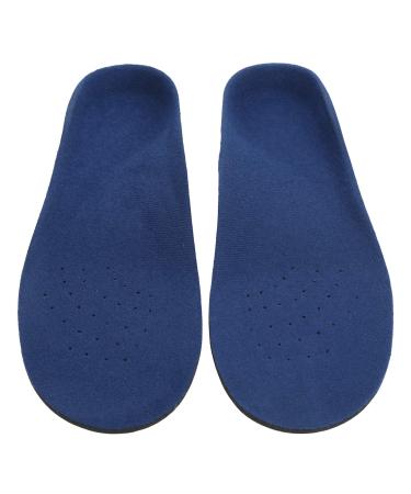 Shoe Insoles 1.1in Arch Height 2 Pairs Unisex Hard Bottom EVA Flannelette Arch Support Foot Correction Insole for Correct Flat Feet High Arches and Varus Feet (L)