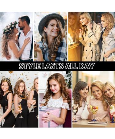 Curling Wand Automatic Curling Iron Automatic Hair Curler Rotating Curling Iron Hair Waver Hair Styling Irons 30s Instant Heat Wand 110-240v 1.1inch/28mm Curl Black - Buy Online on GoSupps.com