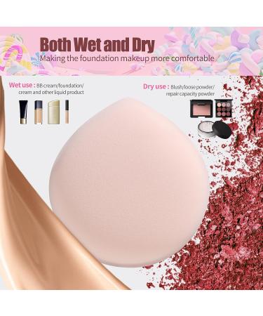 BS-MALL Foundation Puff: 2 Soft Sponge Blender Sponges for Liquid, Cream, and Powder Makeup - Buy Online on GoSupps.com