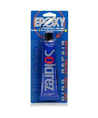 SOLAREZ UV Cure Epoxy Ding Resin - SUP Paddleboard & Surfboard Repair Kit Tube 1 oz