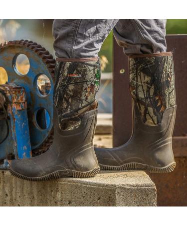 HISEA Men's Waterproof Insulated Rubber Neoprene Hunting Boots - Size 11 Arctic Camo - Buy Online on GoSupps.com