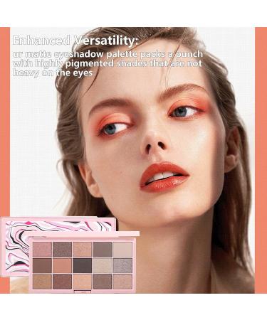 Matte Eyeshadow Palette | Smudge-Proof Long-Lasting Eye Shades Eye Makeup Accessories Eyeshadow Palette for Shopping Gathering Dating Home Working Traveling Pochy 02# - Buy Online on GoSupps.com