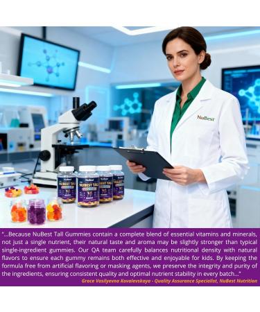NuBest 3X Power Gummies Bundle Tall Gummies Omega 3 Gummies & Probiotic Gummies for Bone Strength Brain Growth Eye Health Gut Health & Immunity - Buy Online on GoSupps.com