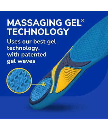 Dr. Scholl s Energizing Comfort Insoles - Shock Absorbing Arch Support Massaging Gel for All-Day Energy | Men's Size 8-14 - Buy Internationally - Buy Online on GoSupps.com