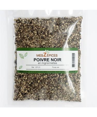 Poivre noir S lection concass grosses mignonnettes - Sachet de 250 g